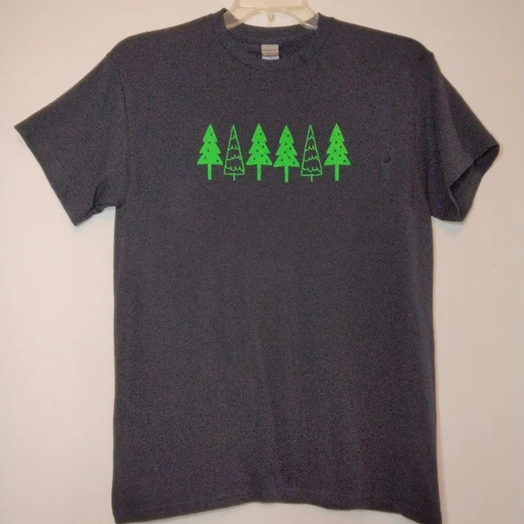 New handmade black Christmas shirt size S - Picture 2 of 4